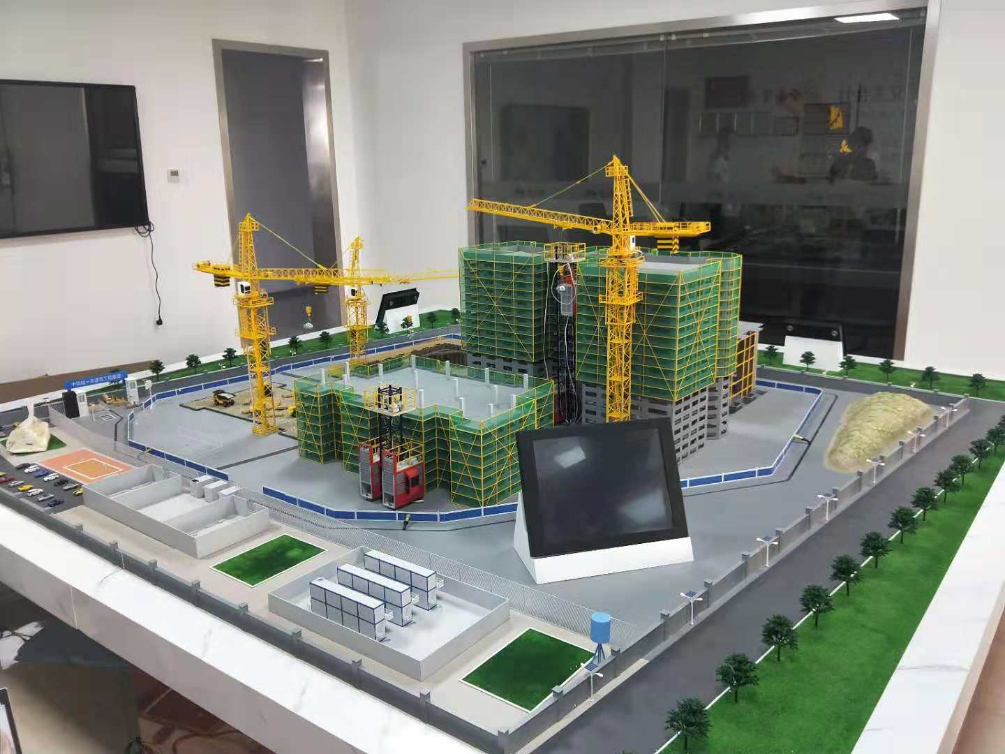 甘洛县建筑施工场景模型